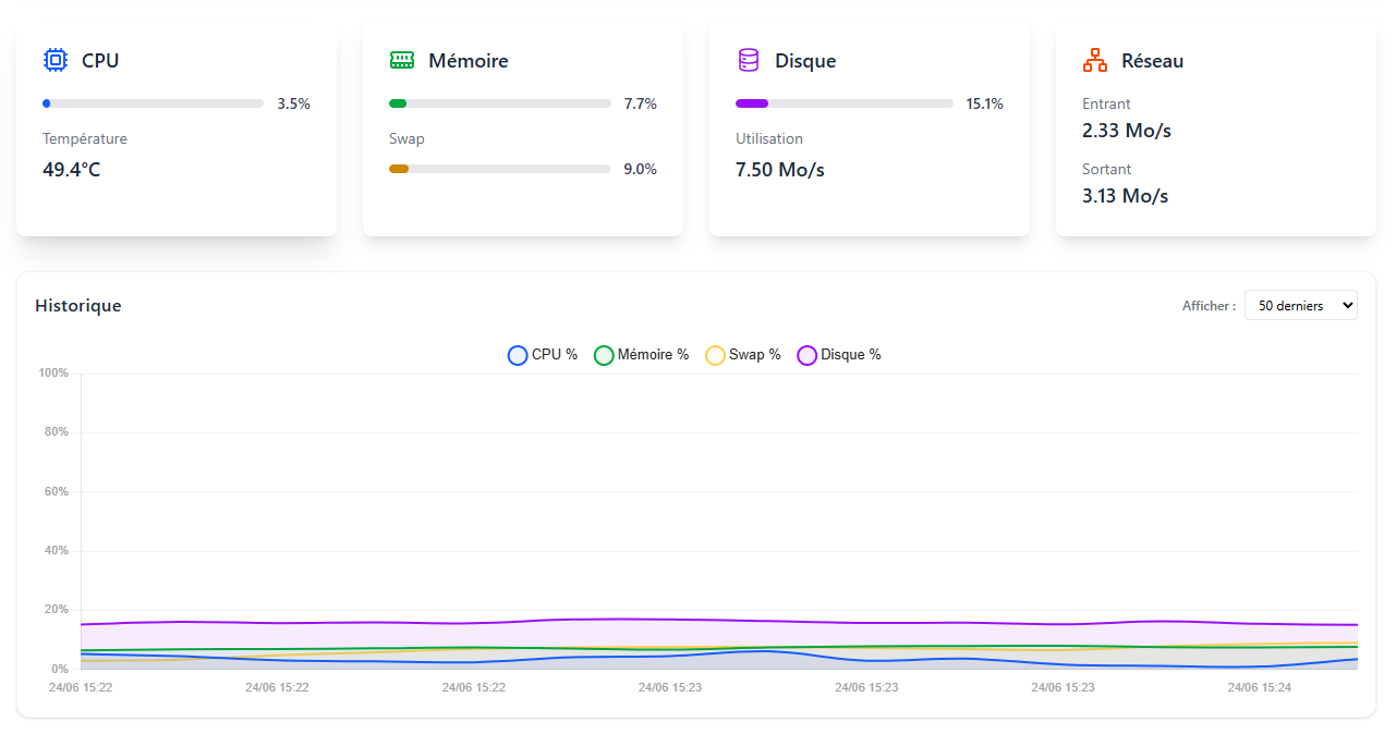 Interface RaspberryPing